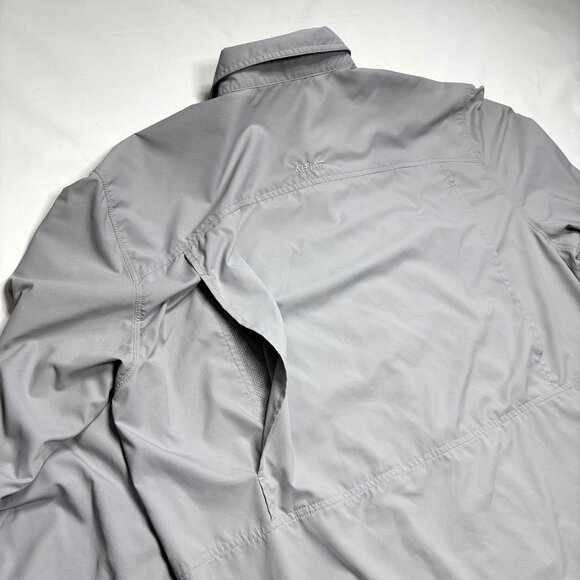 Ariat Tek Gray Vented Long Sleeve UPF 50 Button Shirt Fishing Outdoor Mens LT - Picture 9 of 9